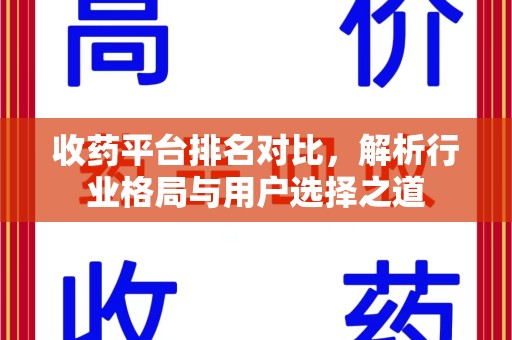 上饶收药平台排名对比，解析行业格局与用户选择之道