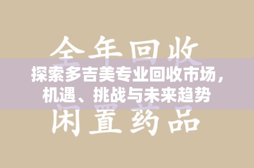 上饶探索多吉美专业回收市场，机遇、挑战与未来趋势
